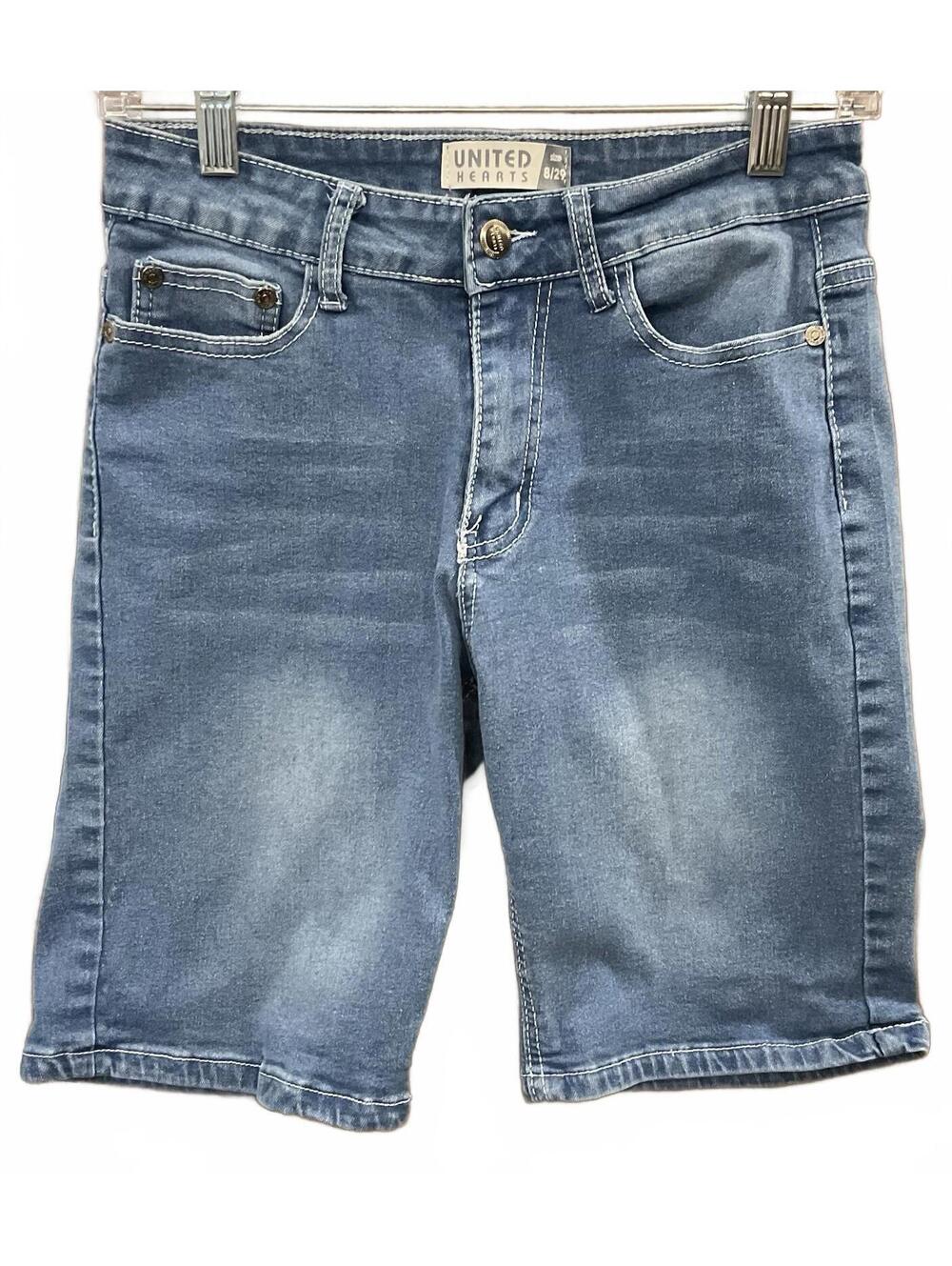 United Hearts Womens Jean Shorts Size 8/29